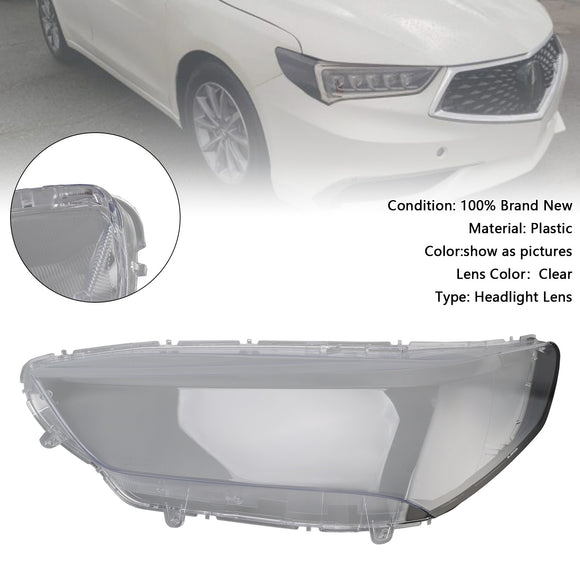 2018-2020 Acura TLX Lente del faro sinistra + destra Guscio della copertura del faro
