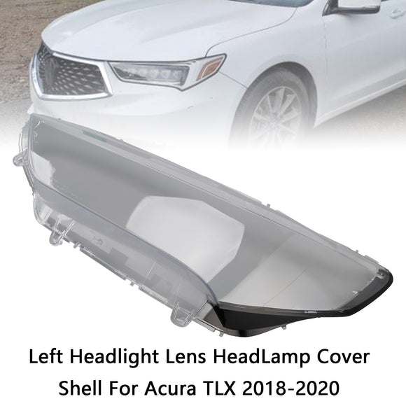 2018-2020 Acura TLX Lente del faro sinistra + destra Guscio della copertura del faro