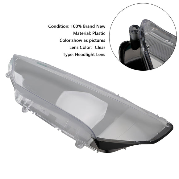 2018-2020 Acura TLX Lente del faro sinistra + destra Guscio della copertura del faro