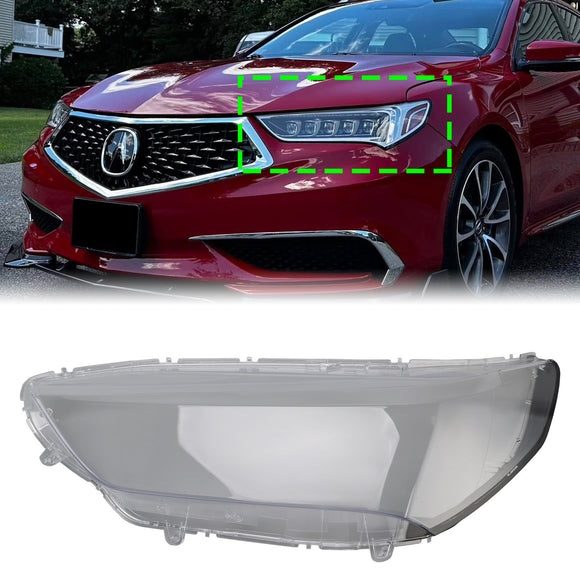 2018-2020 Acura TLX Lente del faro sinistra + destra Guscio della copertura del faro
