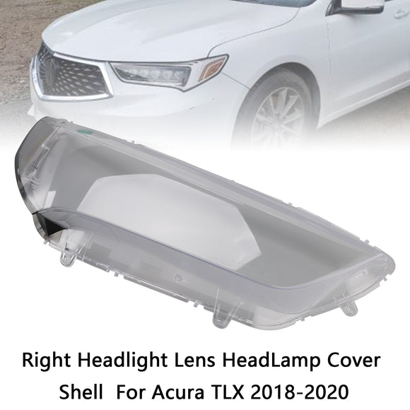 2018-2020 Acura TLX Lente del faro sinistra + destra Guscio della copertura del faro