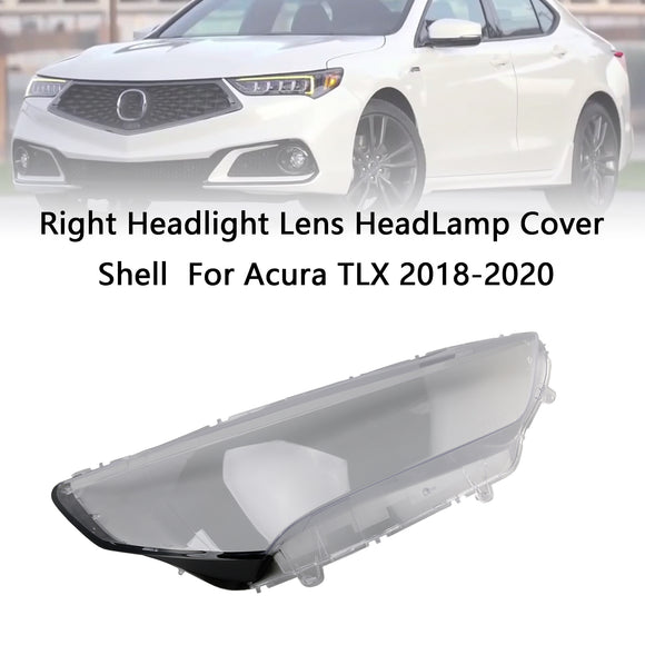 2018-2020 Acura TLX Lente del faro sinistra + destra Guscio della copertura del faro