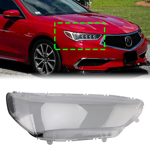 2018-2020 Acura TLX Lente del faro sinistra + destra Guscio della copertura del faro