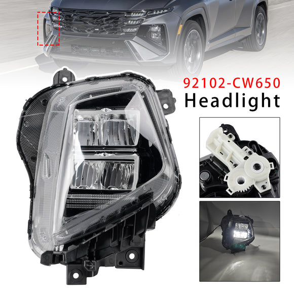 2025-2026 Hyundai Tucson 2PCS Left + Right Headlight Assembly 92102-CW650 92101-CW650