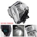 2025-2026 Hyundai Tucson 2PCS Left + Right Headlight Assembly 92102-CW650 92101-CW650-46