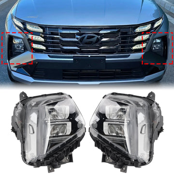 2025-2026 Hyundai Tucson 2PCS Left + Right Headlight Assembly 92102-CW650 92101-CW650