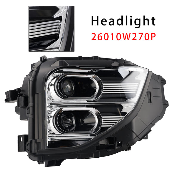 2022-2025 Mitsubishi Eclipse Cross Front Left+Right LED Headlight 26060W270P 26010W270P