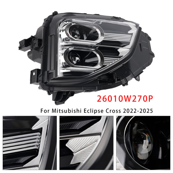 2022-2025 Mitsubishi Eclipse Cross Front Left+Right LED Headlight 26060W270P 26010W270P