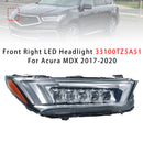 2017-2020 Acura MDX Links + Rechts LED-koplamp 33100TZ5A51 33150TZ5A51-43