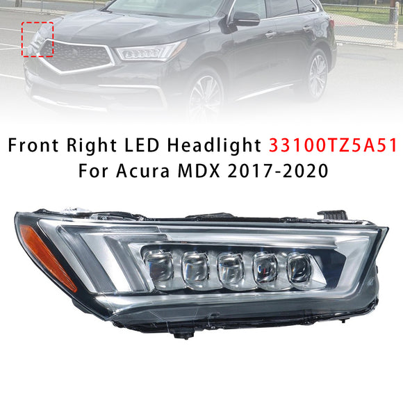 2017-2020 Acura MDX Links + Rechts LED-koplamp 33100TZ5A51 33150TZ5A51