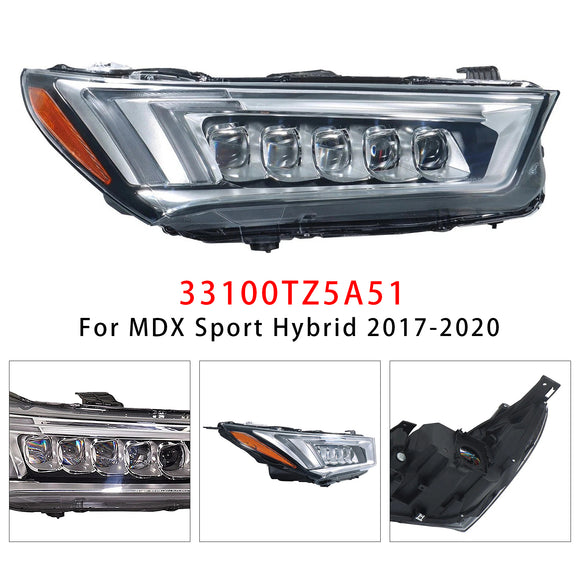 2017-2020 Acura MDX Links + Rechts LED-koplamp 33100TZ5A51 33150TZ5A51