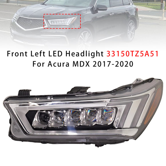 2017-2020 Acura MDX Links + Rechts LED-koplamp 33100TZ5A51 33150TZ5A51