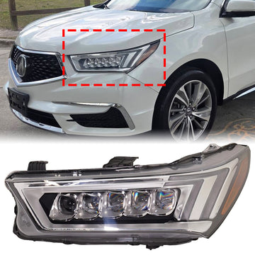 2017-2020 Acura MDX LED-koplamp linksvoor 33150TZ5A51 AC2502130
