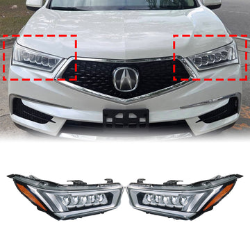 2017-2020 Acura MDX Links + Rechts LED-koplamp 33100TZ5A51 33150TZ5A51