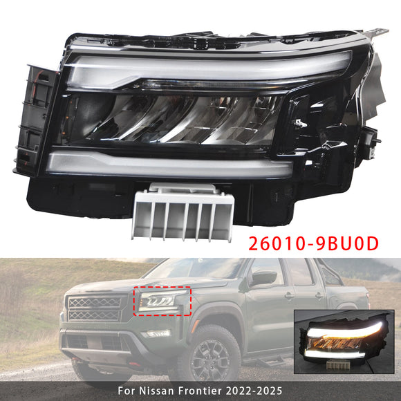 2022–2026 Nissan Frontier vorne links + rechts LED-Scheinwerferbaugruppe 26060-9BU0D 26010-9BU0C