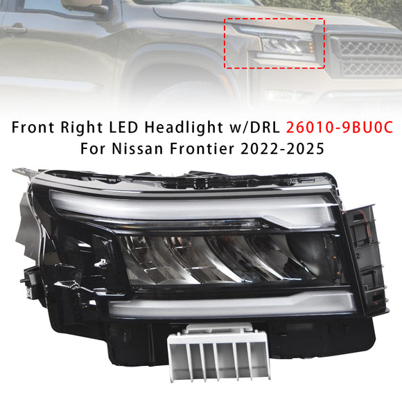 2022–2026 Nissan Frontier vorne links + rechts LED-Scheinwerferbaugruppe 26060-9BU0D 26010-9BU0C