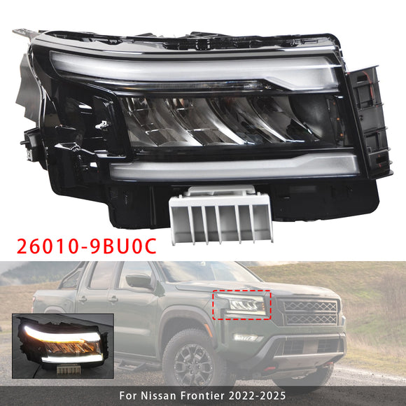 2022–2026 Nissan Frontier vorne links + rechts LED-Scheinwerferbaugruppe 26060-9BU0D 26010-9BU0C