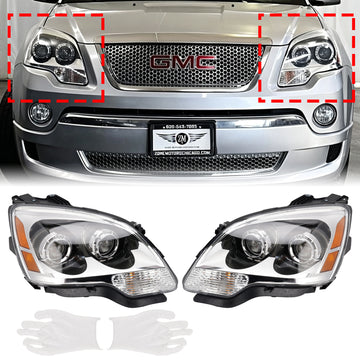 2007-2012 GMC Acadia Links + Rechts HID Koplamp 22938888 22938889