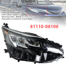 2021-2022 Toyota Sienna LE XLE Conjunto de farol LED esquerdo + direito LED 81110-08100 81150-08100-69