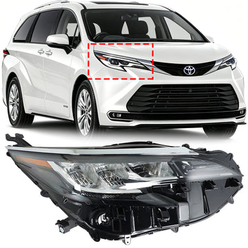 Toyota Sienna LE XLE Oikea LED 2021-2022 Ajovalojen kokoonpano LED 81110-08100