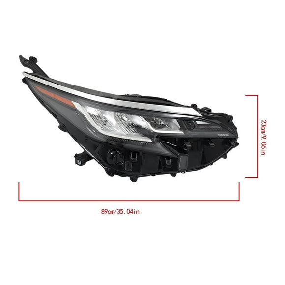 2021-2022 Toyota Sienna LE XLE Conjunto de farol LED esquerdo + direito LED 81110-08100 81150-08100