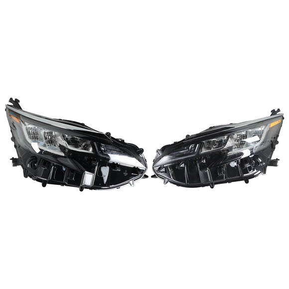 2021-2022 Toyota Sienna LE XLE Conjunto de farol LED esquerdo + direito LED 81110-08100 81150-08100