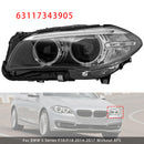 2014-2017 BMW Série 5 F10/F18 sem AFS dianteiro esquerdo + direito farol de xenônio HID sem AFS 63117343905 63117343906-41