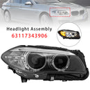 2014-2017 BMW Série 5 F10/F18 sem AFS dianteiro esquerdo + direito farol de xenônio HID sem AFS 63117343905 63117343906-58