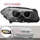 2014-2017 BMW Série 5 F10/F18 sem AFS dianteiro esquerdo + direito farol de xenônio HID sem AFS 63117343905 63117343906-59