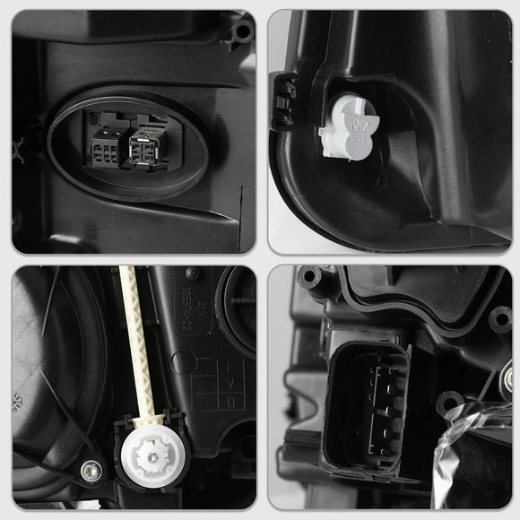 2014-2017 BMW Série 5 F10/F18 sem AFS dianteiro esquerdo + direito farol de xenônio HID sem AFS 63117343905 63117343906