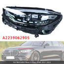 2021-2023 Mercedes-Benz S-Class S580 Vasen+oikea LED-ajovalokokoonpano A2239062905 A2239065004-37