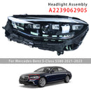 2021-2023 Mercedes-Benz S-Class S580 Vasen+oikea LED-ajovalokokoonpano A2239062905 A2239065004-48