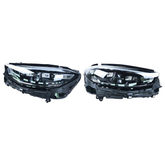 2021-2023 Mercedes-Benz S-Class S580 Vasen+oikea LED-ajovalokokoonpano A2239062905 A2239065004
