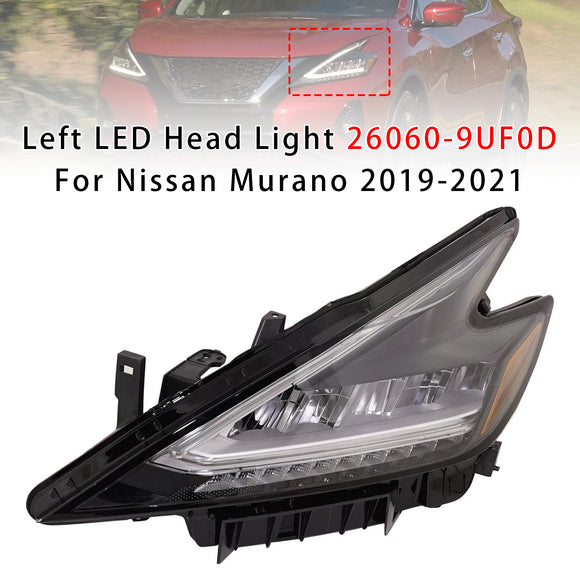 2019-2021 Nissan Murano Esquerda + Direita LED Farol Principal 26060-9UF0D 26010-9UF0D