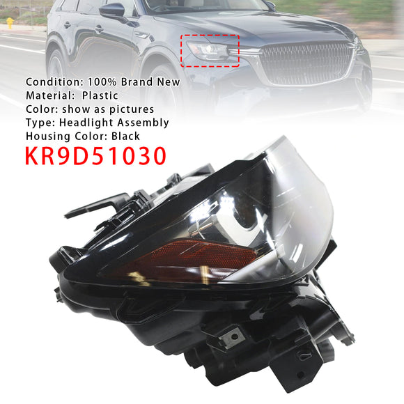 2024-2025 Mazda CX-90 esquerda + direita LED farol sem DRL/AFS KR9D51040 KR9D51030