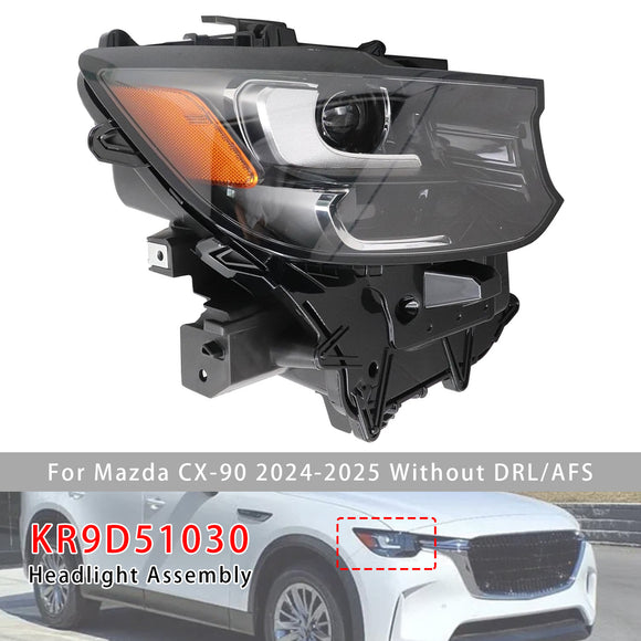 2024-2025 Mazda CX-90 esquerda + direita LED farol sem DRL/AFS KR9D51040 KR9D51030