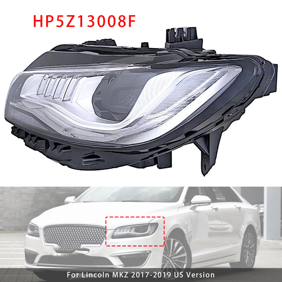 2017–2019 Lincoln MKZ links + rechts LED-Scheinwerfer mit AFS HP5Z13008F HP5Z13008E