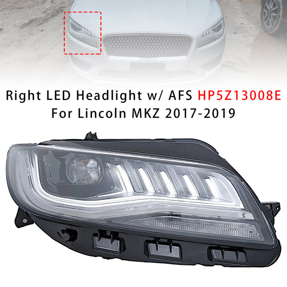 2017–2019 Lincoln MKZ links + rechts LED-Scheinwerfer mit AFS HP5Z13008F HP5Z13008E
