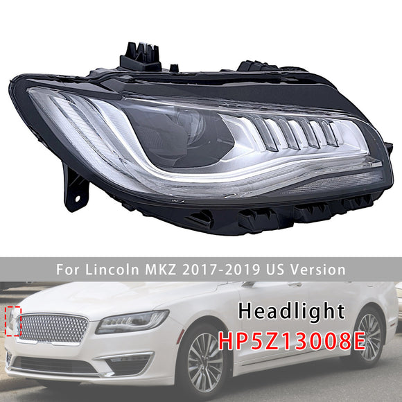 2017–2019 Lincoln MKZ links + rechts LED-Scheinwerfer mit AFS HP5Z13008F HP5Z13008E