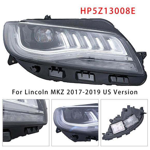 2017–2019 Lincoln MKZ links + rechts LED-Scheinwerfer mit AFS HP5Z13008F HP5Z13008E