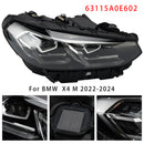2022–2025 BMW X3 X4 G01 G02 LED-Scheinwerfer links + rechts, Chrom ohne AFS 63115A0E601 63115A0E602-88