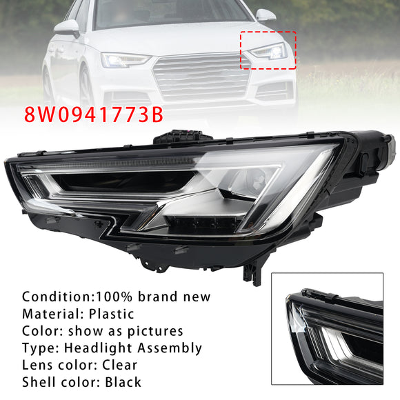 2015-2018 Audi A4 B9 LED Left+Right Headlight 8W0941773B 8W0941774B