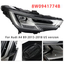 2015-2018 Audi A4 B9 LED Left+Right Headlight 8W0941773B 8W0941774B-51