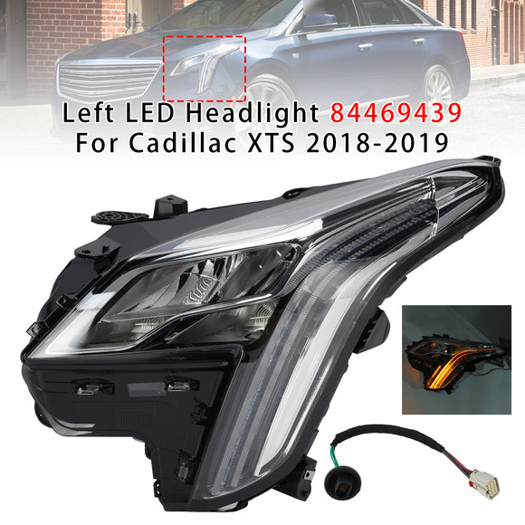 2018–2019 Cadillac XTS Links + Rechts LED-Scheinwerfer 84469439 84469440