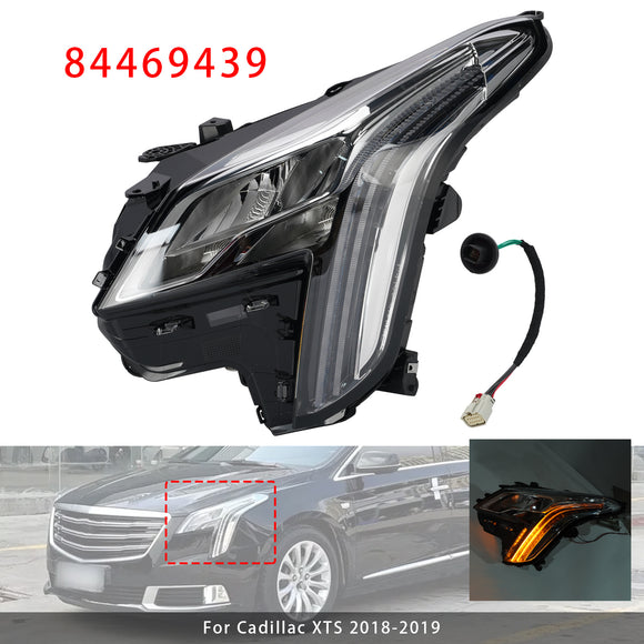 2018–2019 Cadillac XTS Links + Rechts LED-Scheinwerfer 84469439 84469440
