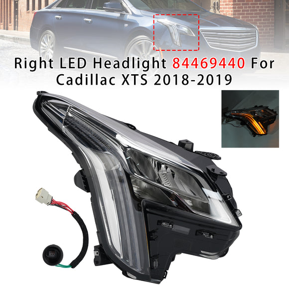 2018–2019 Cadillac XTS Links + Rechts LED-Scheinwerfer 84469439 84469440