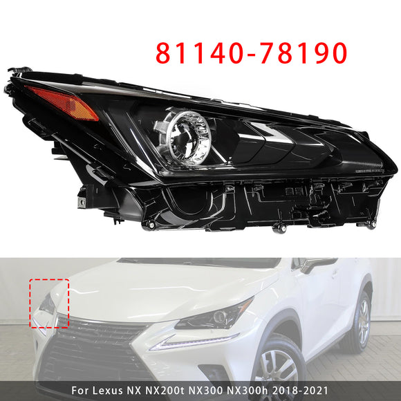 2018-2021 Lexus NX NX200t NX300 NX300h Links + Rechts LED-Scheinwerfer 81070-78190 81140-78190