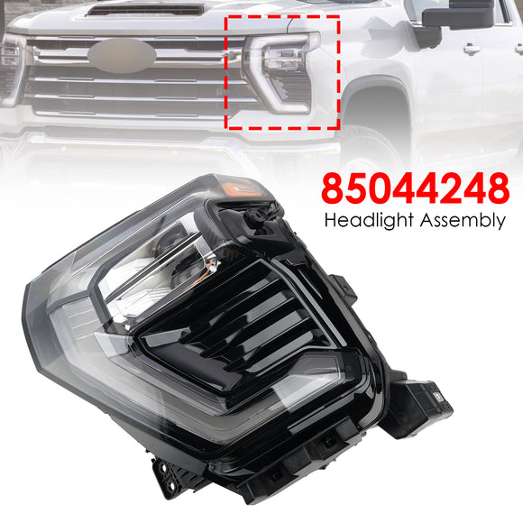 2024-2025 Chevy Silverado 2500 3500 HD conjunto de farol esquerdo + direito 85044248 85044249