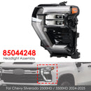 2024-2025 Chevy Silverado 2500 3500 HD conjunto de farol esquerdo + direito 85044248 85044249-16