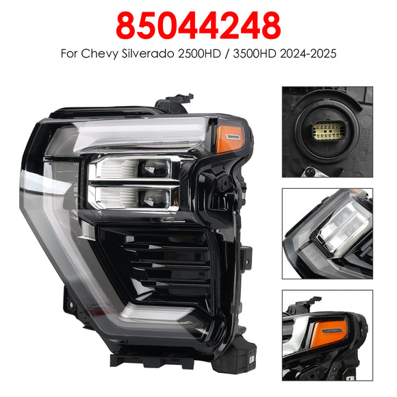2024-2025 Chevy Silverado 2500 3500 HD conjunto de farol esquerdo + direito 85044248 85044249